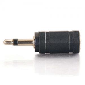 Quality OEM Audio Cable Connectors 3.5mm Stereo Female to 3.5mm Mono Male Adapter for sale