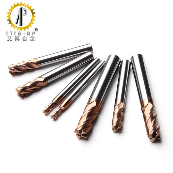 4 Flute Micro Grain Carbide CNC Router Bits HRC 55