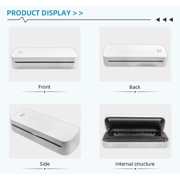 Advanced A4 Wireless Thermal Printer with Bluetooth Connection 5V / 2A Power Supply