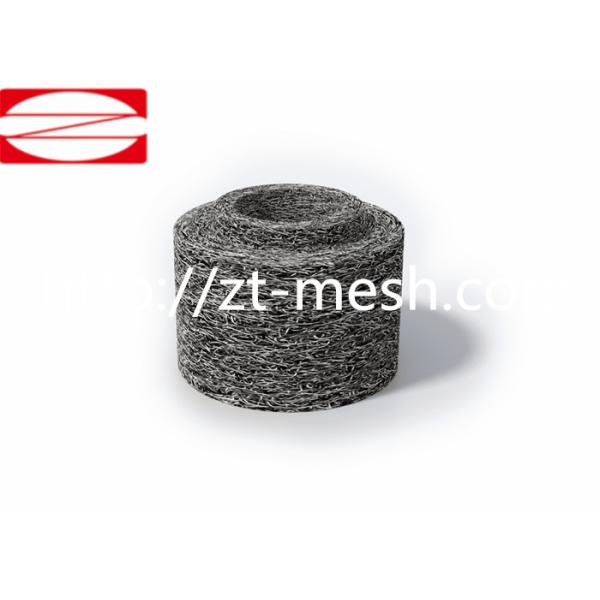 Excellent Filtering Accuracy Compressed Knitted Wire Mesh Technique Weave Stainless Steel 304 For Industrial Filtration