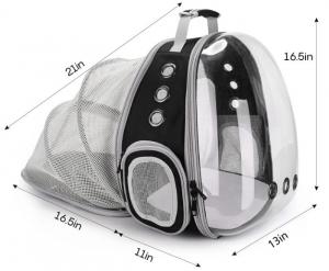China Bubble Expandable Cat Carrier Backpack Capsule Pet Travel Carrier Bag on sale
