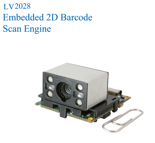 4.5-5.5 VDC 2D Barcode Scanner Module 14 Pins 5 Mil Reading Precision