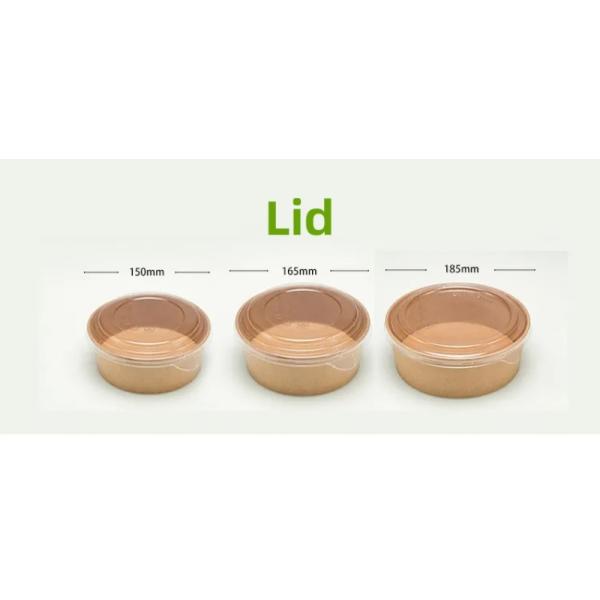 42oz 1300ml Round Biodegradable Disposable Tableware Large Disposable Bowls For Hot Soup