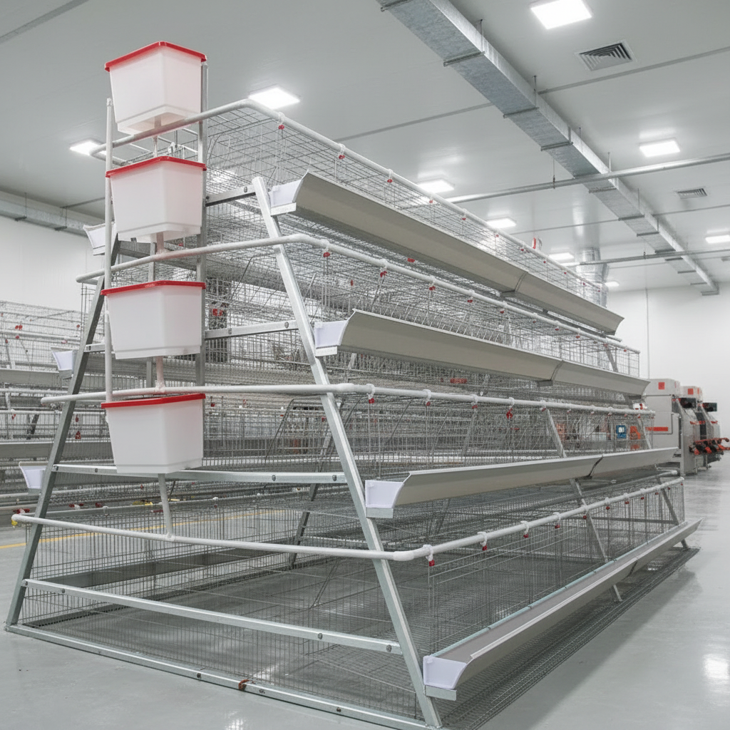 Turnkey Layer Cage Systems with High-Density Efficiency Superior Automation Integration and Optimized Natural Ventilation