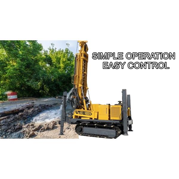 Crawler Type Mobile Hydraulic DTH Rotary Water Well Drilling Rig
