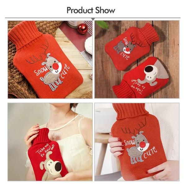 Durable Knitted Cover Hot Rubber Bag 1000 Ml