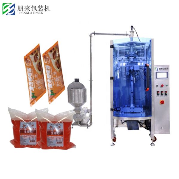 Liquid Packaging Machine Automatic Juice Packaging Machine Liquid Milk Honey Ketchup Filling Machine Food Bagging Sauce Packing Machine Liquid Vacum