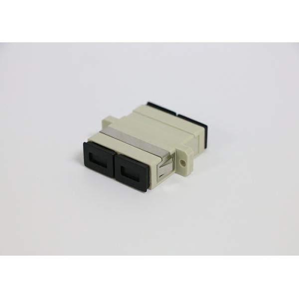 SC / UPC Singlemode Fiber Optic Adapter , Duplex Fiber Optic Connector