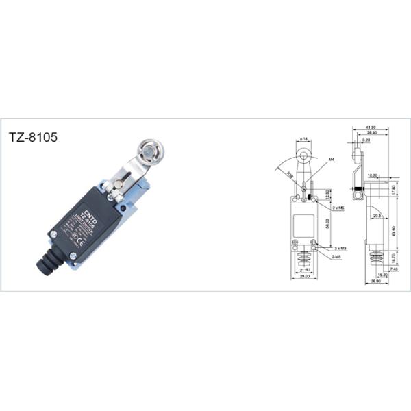 Aluminum Cast Elevator Electrical Parts Limit Switch 30 Operations / Min