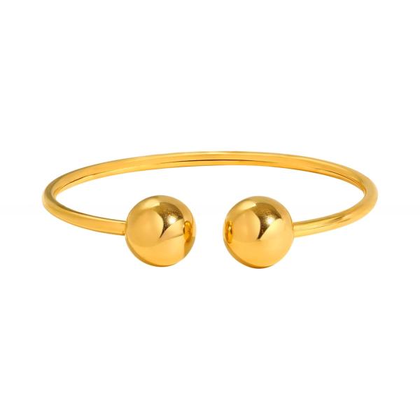 Women Thin Open Cuff Bracelets Gold Diamond Shape Adjustable Third Party Appraisal