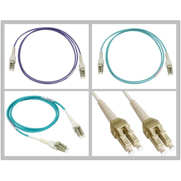 OM3 , OM4 Uniboot LC Fiber Optic Patch Cord with OM4 LSZH Cable
