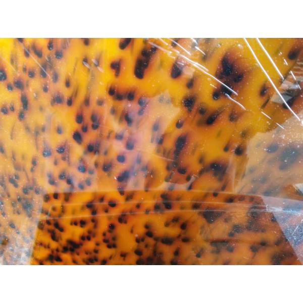 3mm Thickness Tortoise Shell Plate Color Acrylic Sheet For Storage Decorative Box