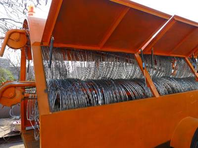 Welded Steel Razor Wire Mesh Panel Fence 75 × 150mm