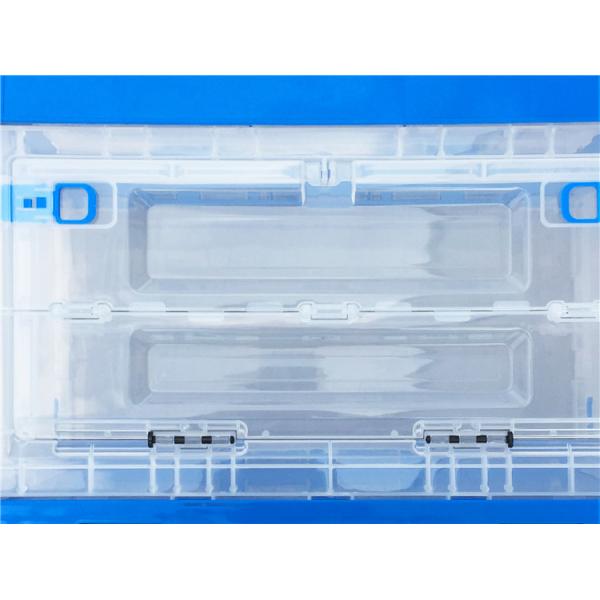 Length Sides Opening Collapsible Plastic Containers Virgin PP Material Custom Color