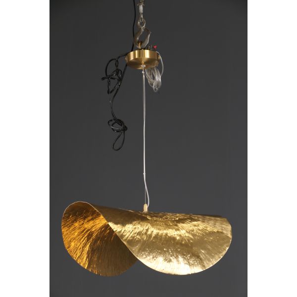 Designer Post-Modern Luxury Pendant Light Copper Simple Creative UFO Model Living Dining Bedroom-Brass Gold Finish Villa Use