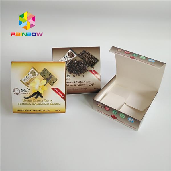 Recyclable Custom Printed Paper Boxes Folding Hologram Gift Card Fleixble Packaging