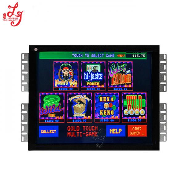 Buy 19 Inch Touch Screen  Gold Touch Slot Game Board Robust Bracket Shell at wholesale prices