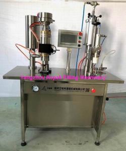 Quality Semiautomatic Bag-on-valve Aerosol Filling Machine for sale