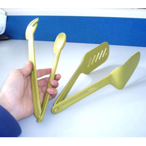 Elevated Nylon Utensil Head Small Kitchen Helper for Multi-Functional Cooking Orange