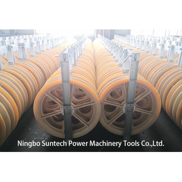 916 X 110mm Overhead Transmission Line Five Sheaves Conductor Stringing Blocks