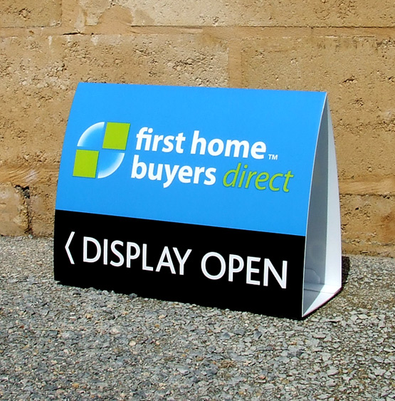 PP Corflute Roster Sign Corrugated Plastic Sign Customized Foldable