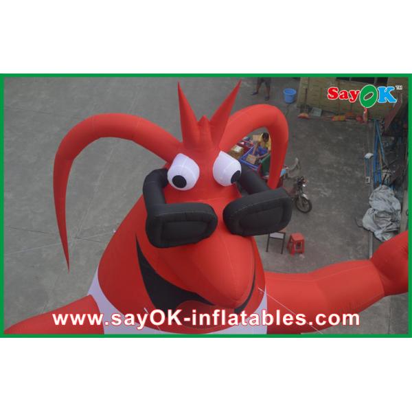 Lobster Inflatable Character , Customized Moving Inflatable Mascot
