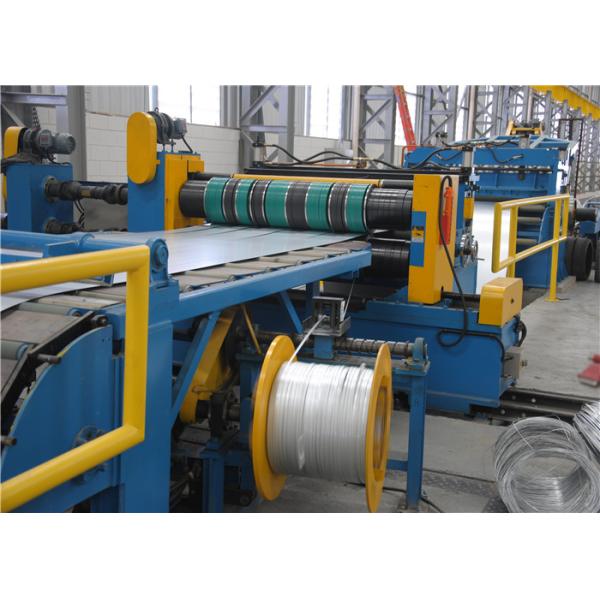 PLC Control Galvanized Steel Slitting Machine 80m/min Max Speed
