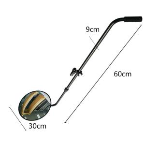 Round Convex Acrylic IP68 30cm Under Vehicle Checking Mirror