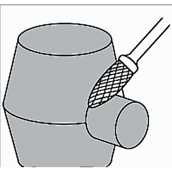SH-5ZM Carbide Rotary Burr - Double Cut for Metal and Casting Processing