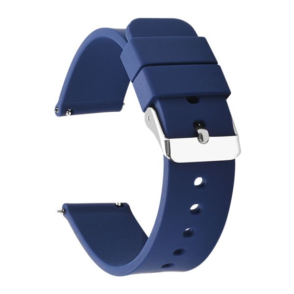 SHX-095 Quick Release Light Gray Smart Silicone/Rubber Strap · Customizable Sizes And Colors | OEM/ODM