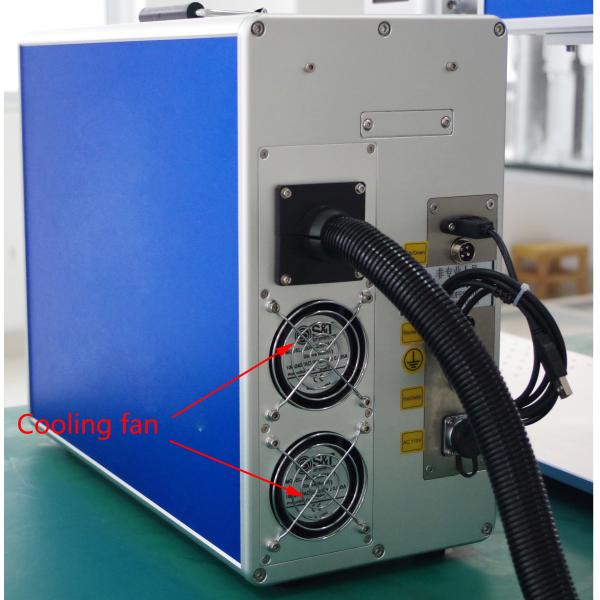 Portable Desktop Fiber Laser Marking Machine Engraving Printing Machine