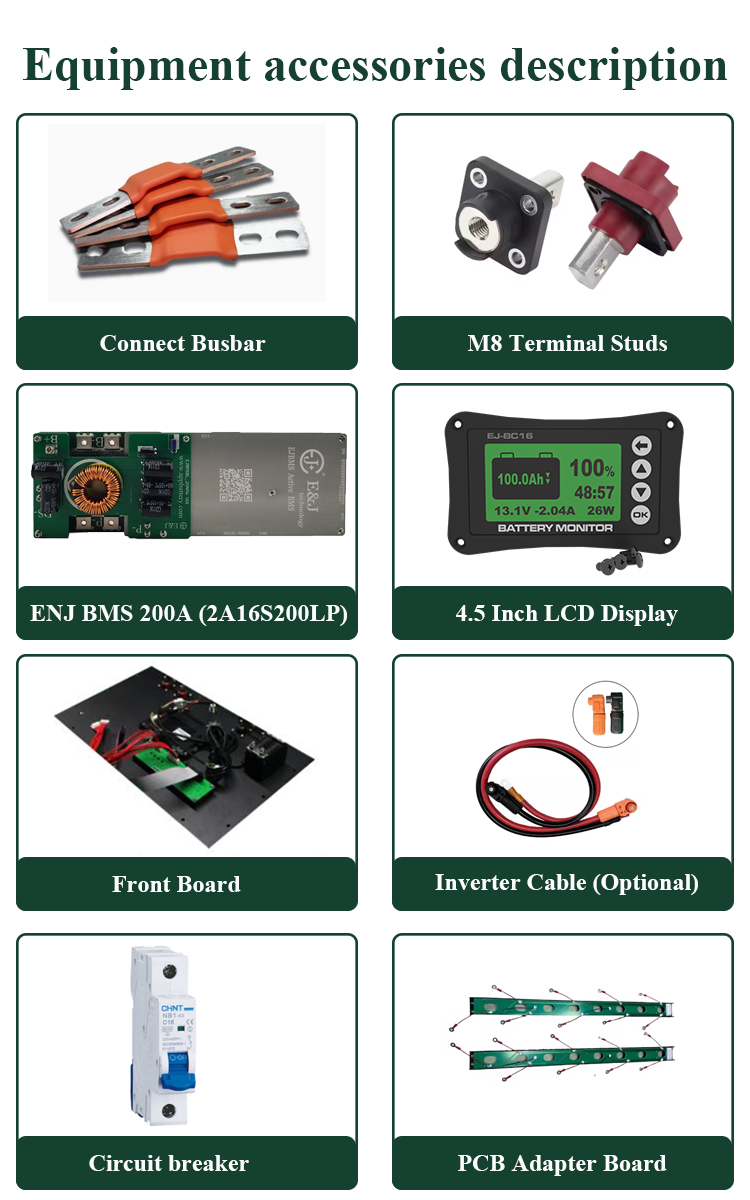 IP65 Stackable DIY LiFePO4 Battery Kit With Active BMS 280Ah Cells For Solar Home Storage