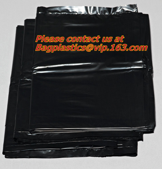Heavy Duty Biodegradable drawtape, plastic drawstring heavy duty garbage trash roll bag,closure drawtape bag for garbage