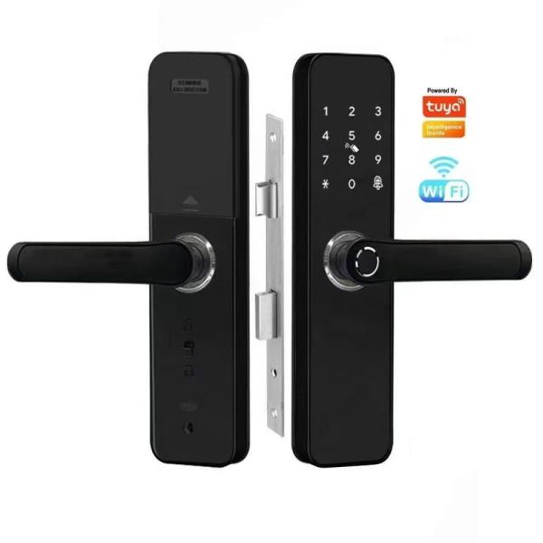 Smart Home Keyless Entry Fingerprint Door Locks For Front Door Gate