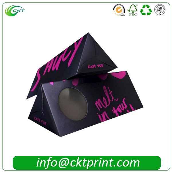 Custom Printed Cardboard Gift Boxes With Clear Window , Professional Gift Box With PVC Window
