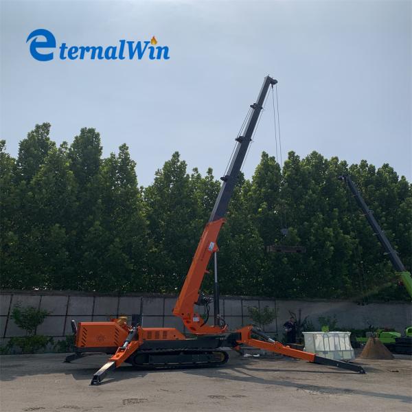 Lifting Capacity 3 Ton Spider Crawler Crane Operating Weight 2.8 Tons Max Working Radius 11 M