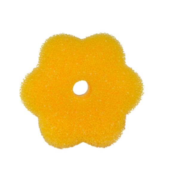 Double-sided flower-shaped temperature-sensitive sponge scrub daddy original flex texture scrubber