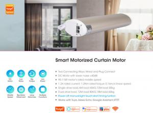 China 10A 1.2N.M Tuya Wifi Curtain Motor 100-240VAC Security Smart Home on sale