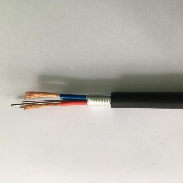 2 Copper Wire OPLC 4 Core Outdoor Optical Cable YOFC Single Mode Optical Power Composite Cable