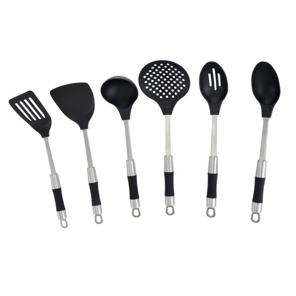 Customized Logo Kitchenware Tools Set Turner Slotted Soup Ladle Set Cookware Utensils
