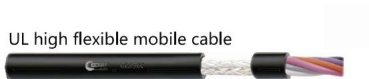 UL Certificated Flexible Drag Train Cable UL2501, ECHU UL mobile Cable