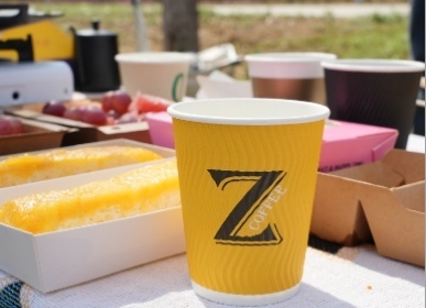 10 Oz Double Wall Disposable Paper Cup for Beverages Coffee Customized Request Accepted