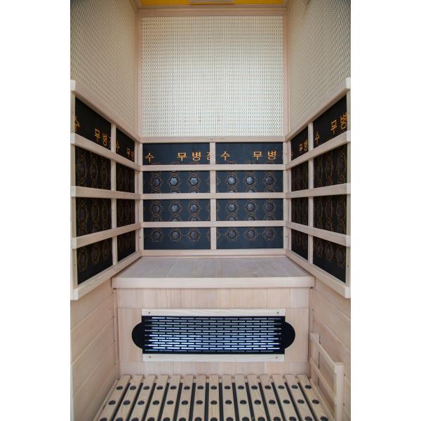 High Quality Computer Control Panel Detox Sweating Sauna Room Solid Wood Infrared Sauna Room Bath Box Household