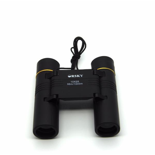 Light Weight Compact Folding Binoculars 10x25 Long Range High Definition For Hunting
