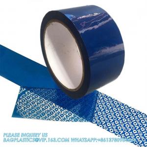 China Serial Numbered Red Tamper Evident Security Tape (48mm X 50m X 2mil, 100% Total Transfer, Ultra-Thick “Void” on sale