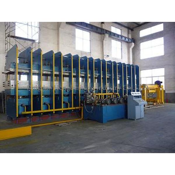 Q235 Material Plates Tyre Tread Vulcanizing Press Frame Type