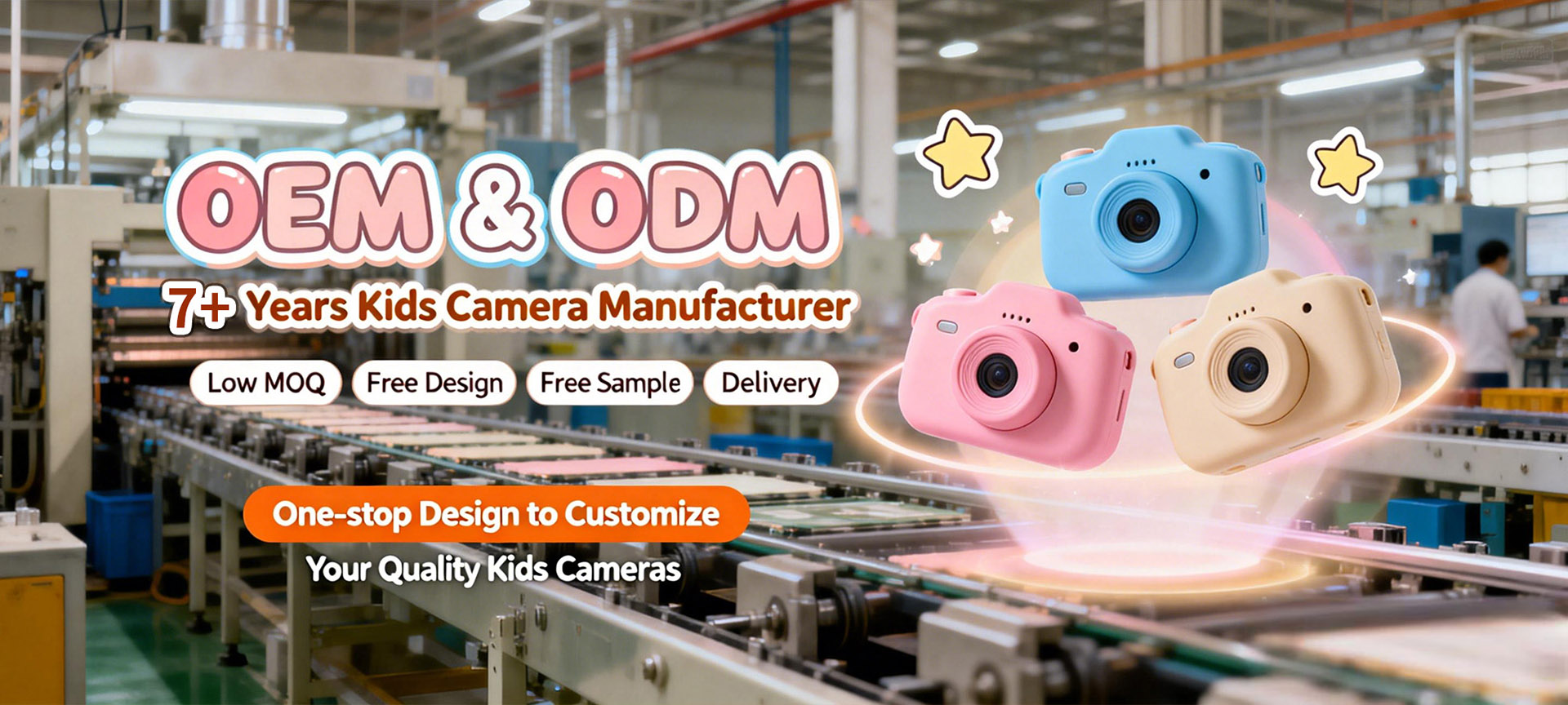 Kids Camera Unicorn Design 4K Video