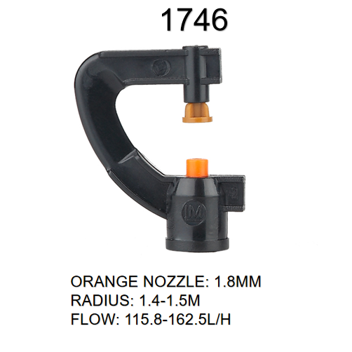 Ground Hang Upside Down Refraction Atomization Micro Sprinkler for Garden and Orchard