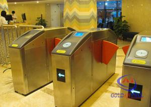 Quality Fast speed passing metro Flap Barrier Gate with automatic Reset Functions for sale