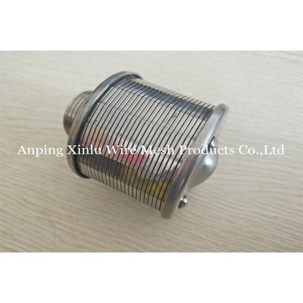 Easy Installation Johnson V Wire Filter Nozzle / Wedge Wire Strainer Nozzle